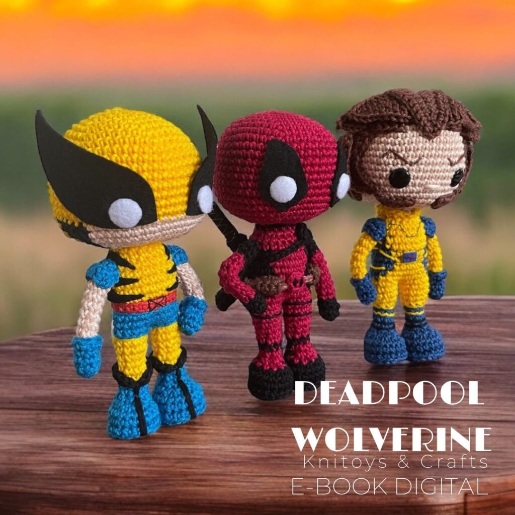 E-Book Wolverine, Wolverine con Traje, DeadPool y DogPool