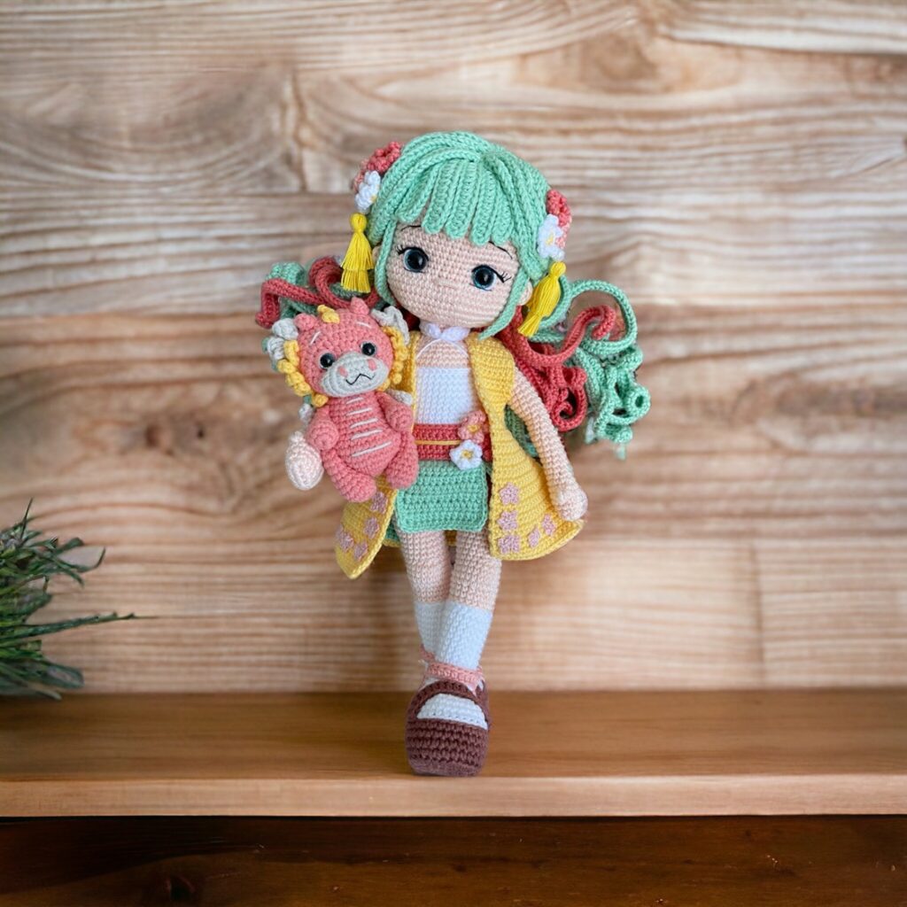 Muñeca Xia y Baby Dragon