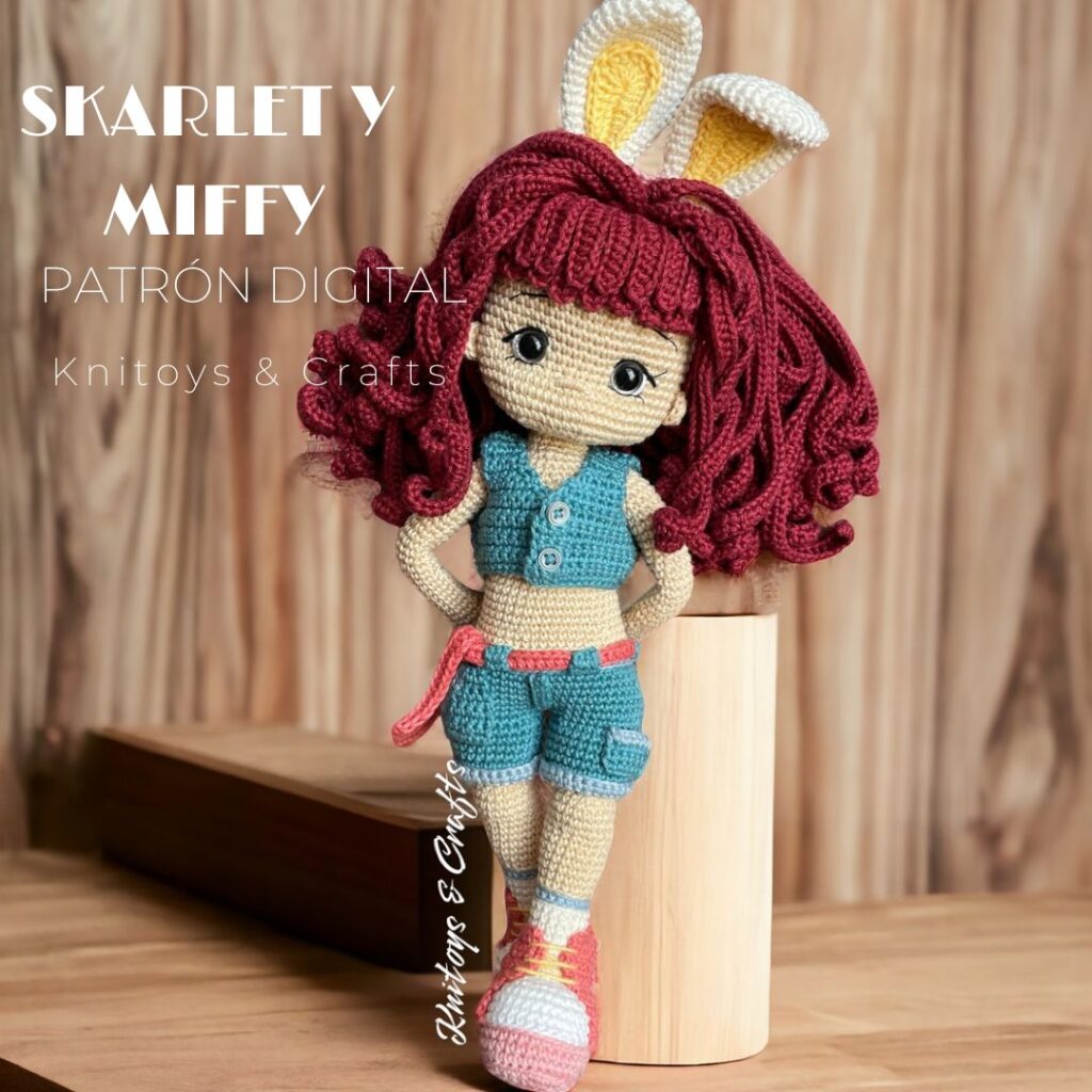 Muñeca Skarlet y Conejo Miffy