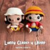 Luffy Clásico y Usopp