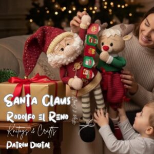 Pack Santa Claus y Rodolfo El Reno