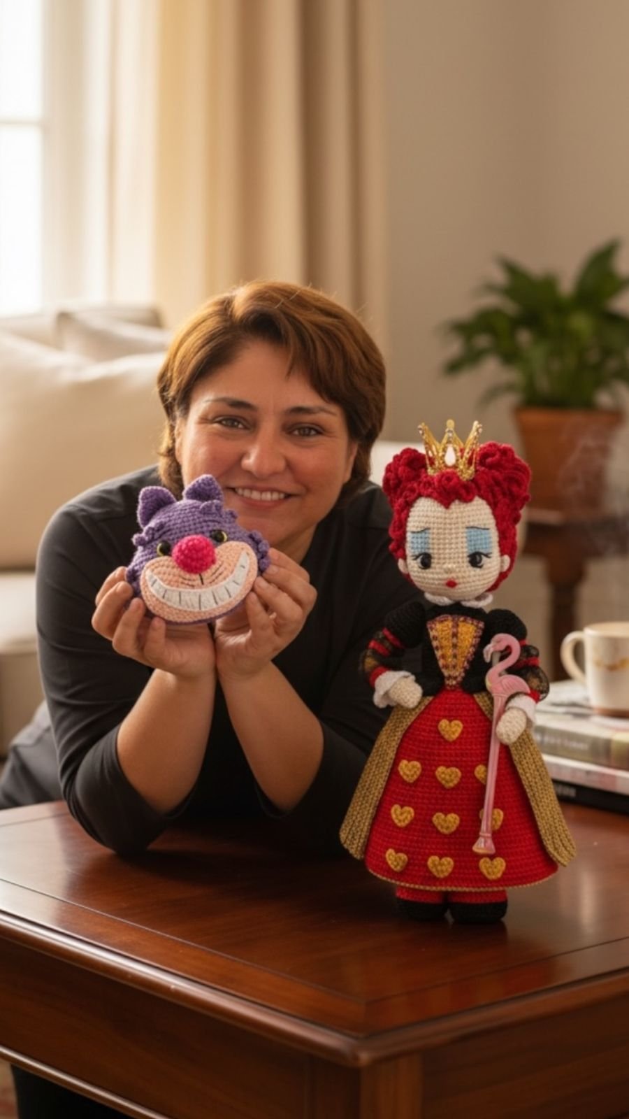Reina de Corazones y Gato Sonriente - Imagen 2