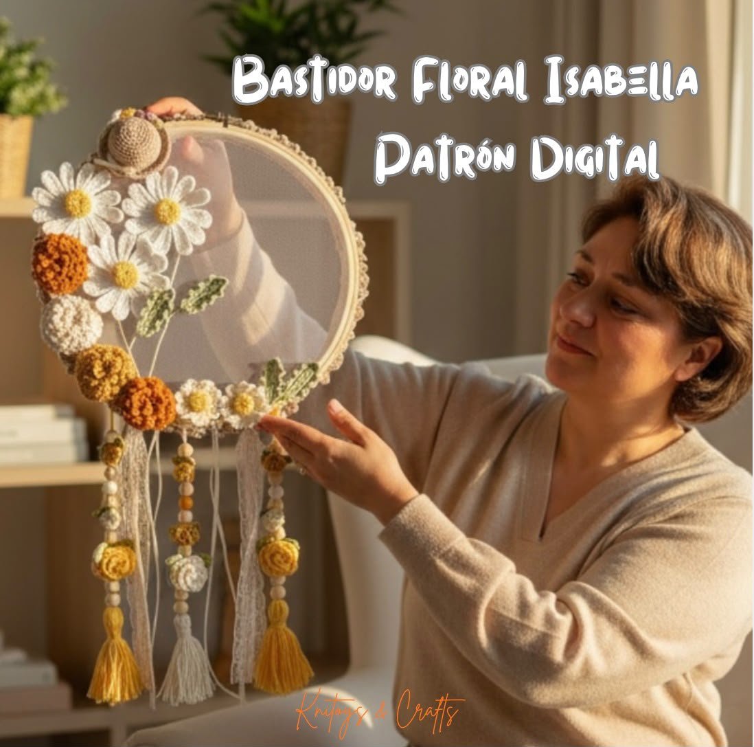 Bastidor Floral Isabella Amigurumi - Imagen 2