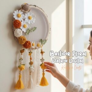 Bastidor Floral Isabella Amigurumi