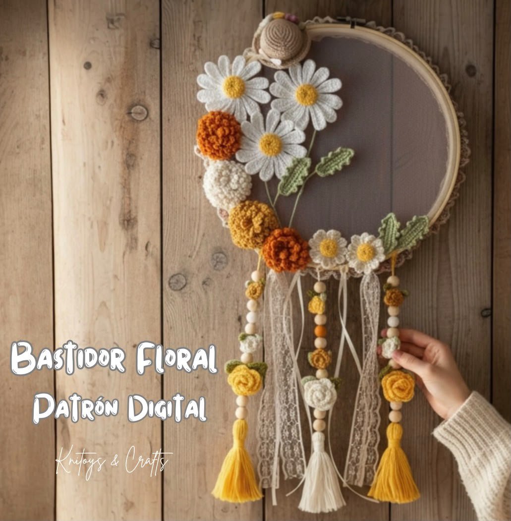 Bastidor Floral Isabella Amigurumi - Imagen 3