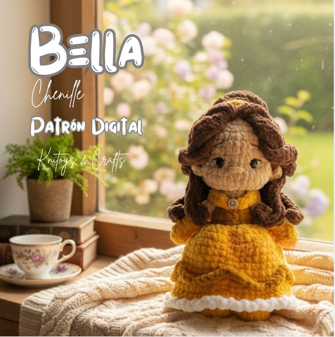 Princesa Bella y Bestia - Chenille - Imagen 2