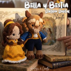 Princesa Bella y Bestia - Chenille
