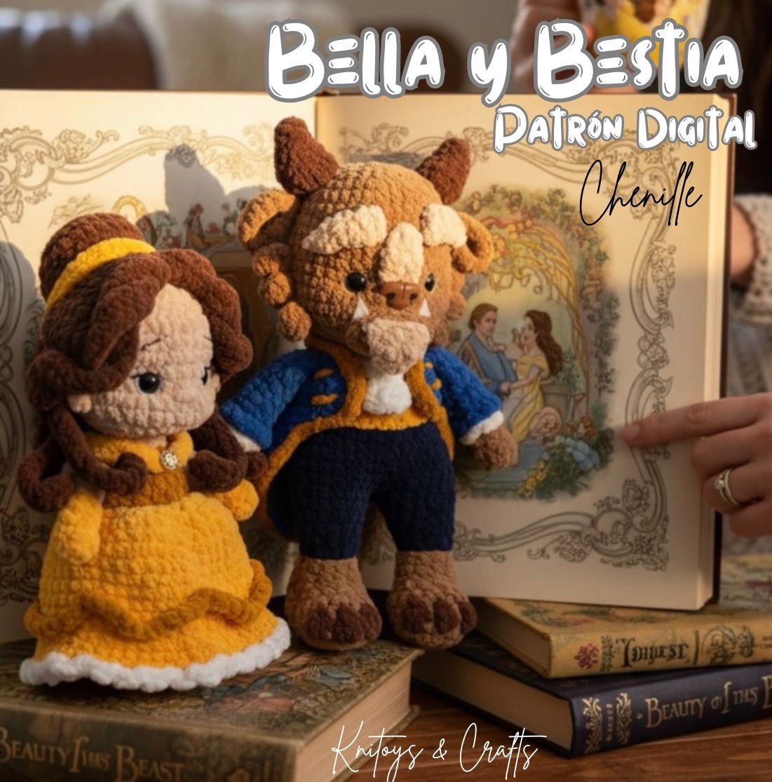 Princesa Bella y Bestia - Chenille