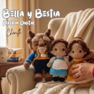 Princesa Bella y Bestia - Chenille