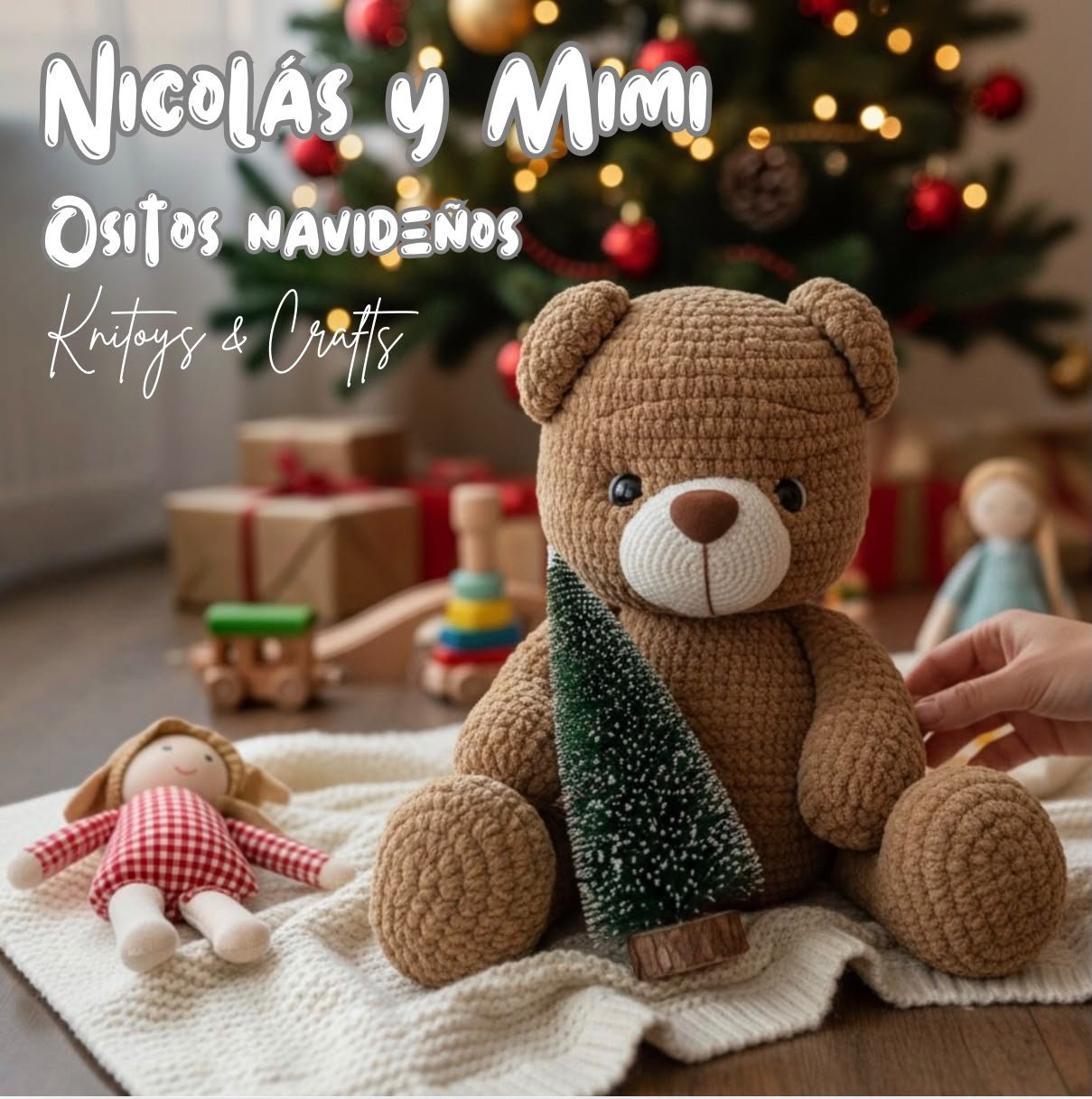 Ositos Navideños Amigurumis Nicolás y Mimi - Imagen 9