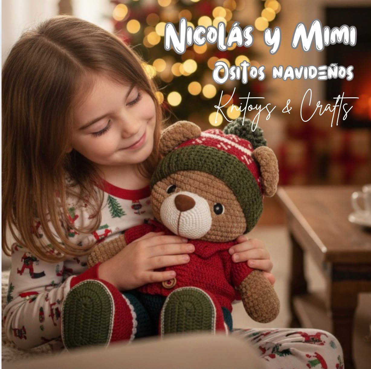 Ositos Navideños Amigurumis Nicolás y Mimi - Imagen 6