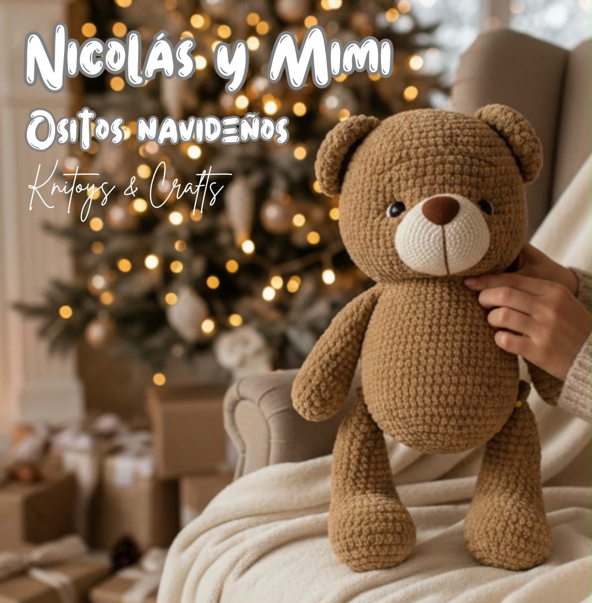 Ositos Navideños Amigurumis Nicolás y Mimi - Imagen 10