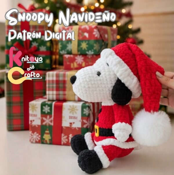 Snoopy Navideño con Diseño Sorpresa
